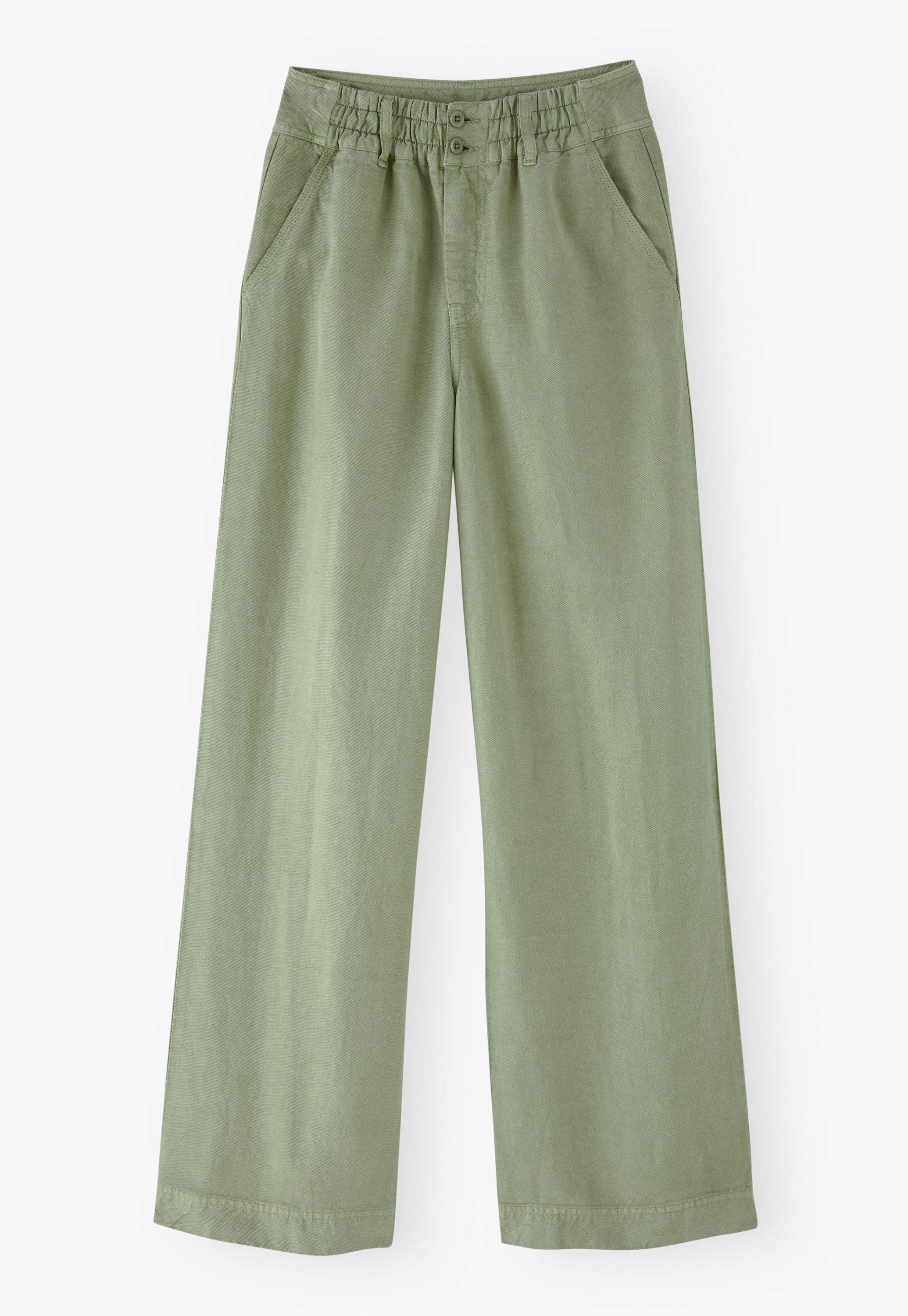 Wrap London - Wide-leg lyocell & linen trousers