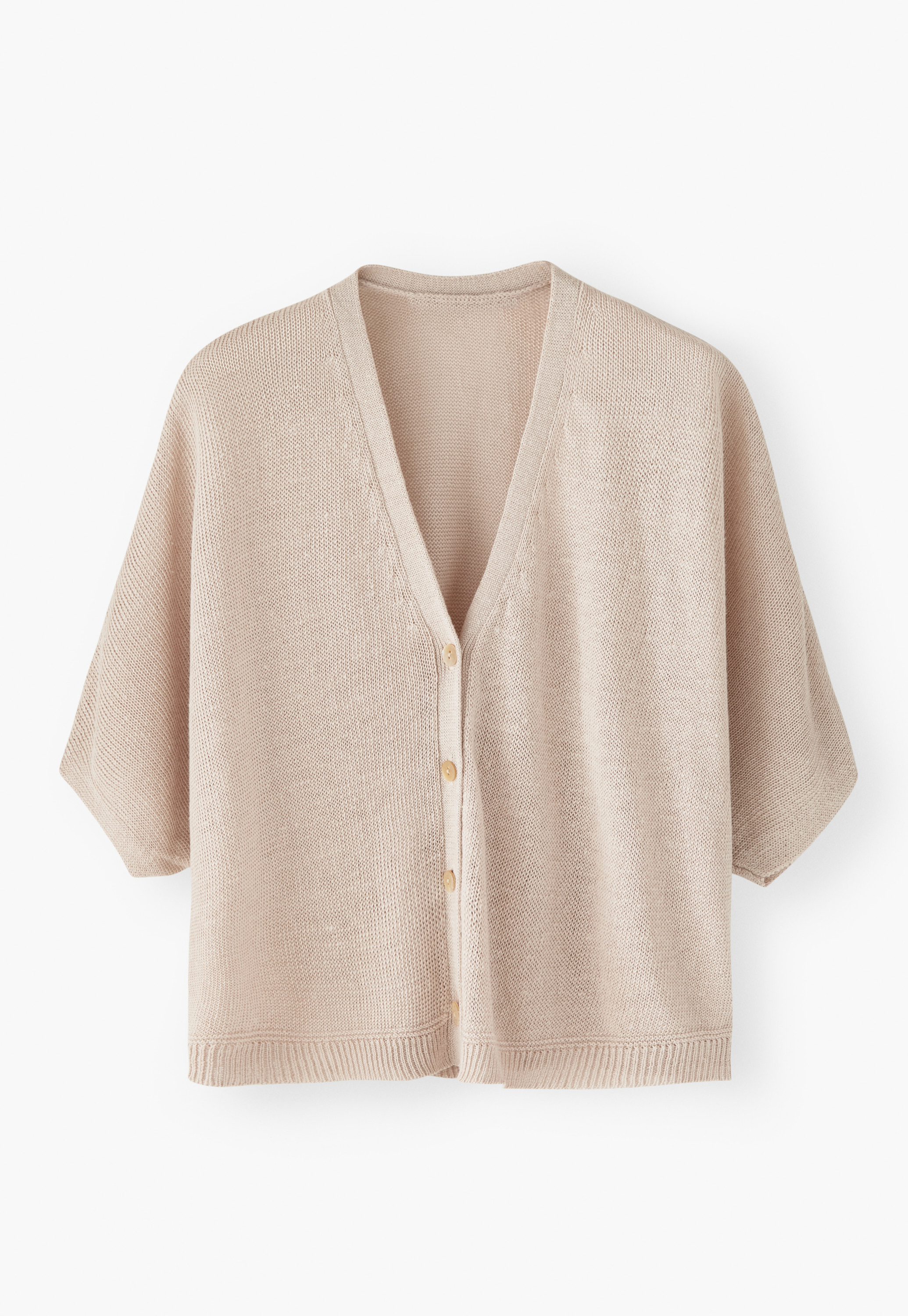 Wrap London - Linen v-neck cardigan